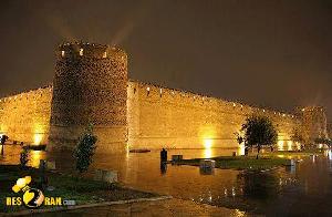 ارگ کریم خان در شب