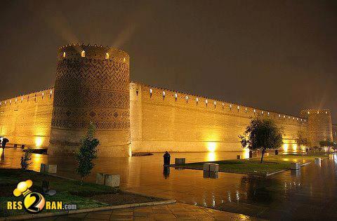 ارگ کریم خان در شب