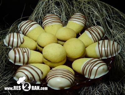 طرز تهیه شیرینی انگشتی بادامی,www.res2ran.com